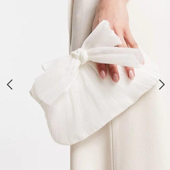 ASOS Handbags - Ruched Bow Clutch